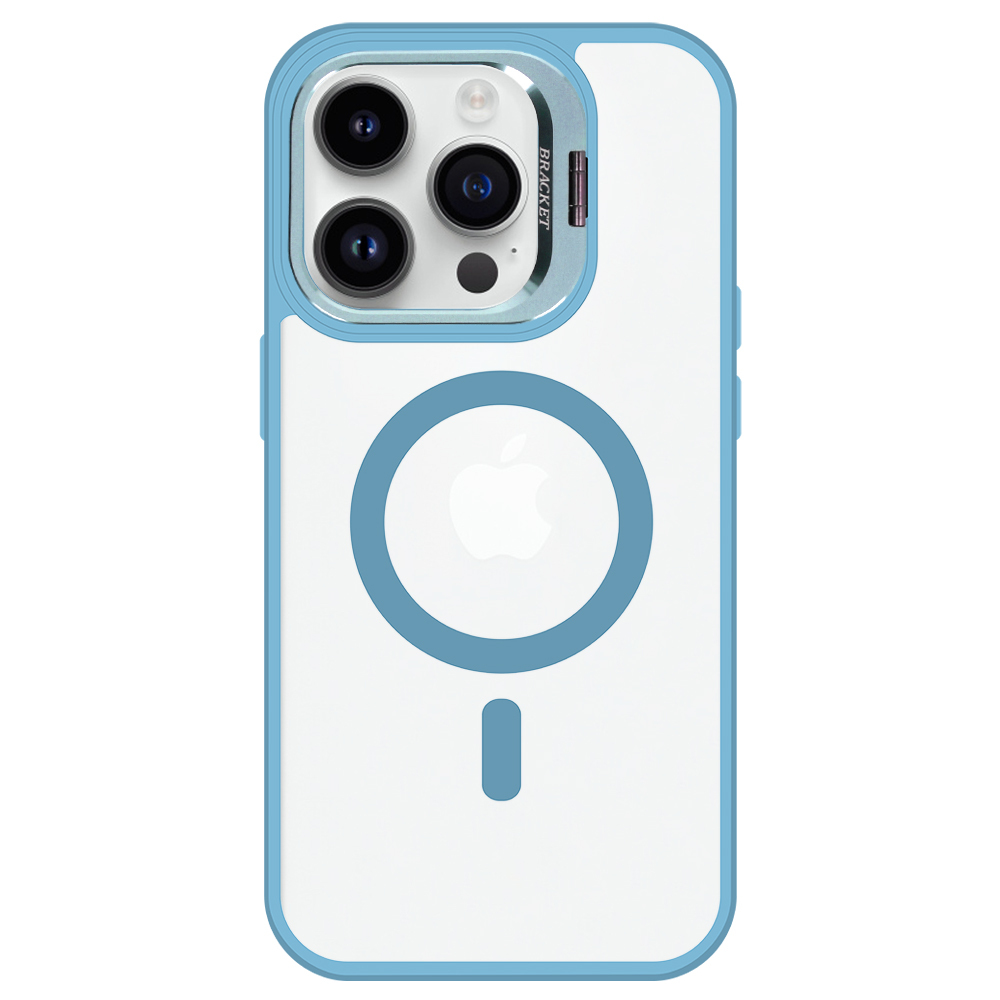 Tel Protect Kickstand Magsafe Case for Iphone 14 Pro Max blue