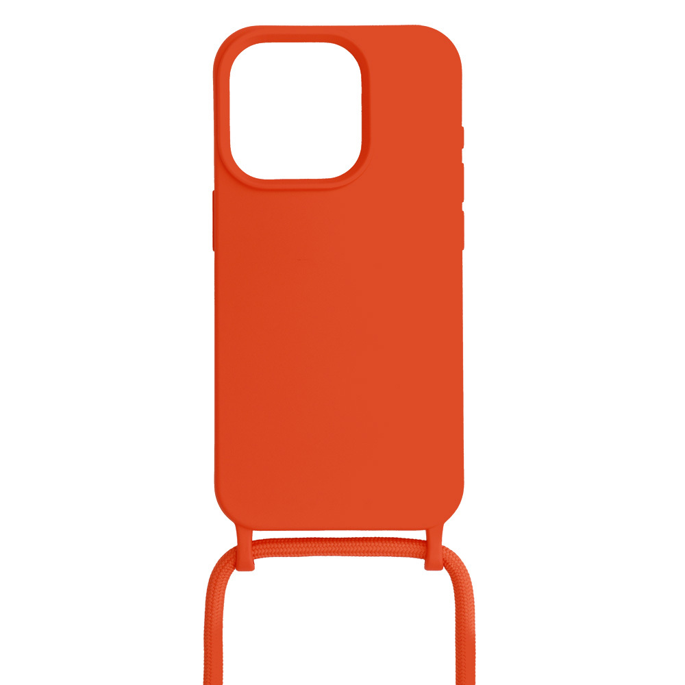 Strap Silicone Case for Iphone 13 Pro design 1 orange