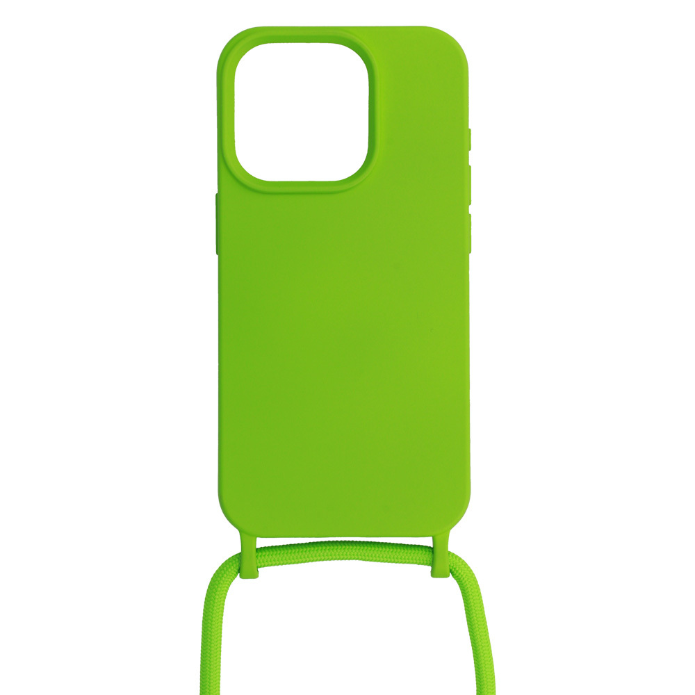 Strap Silicone Case for Iphone 13 Pro design 1 green