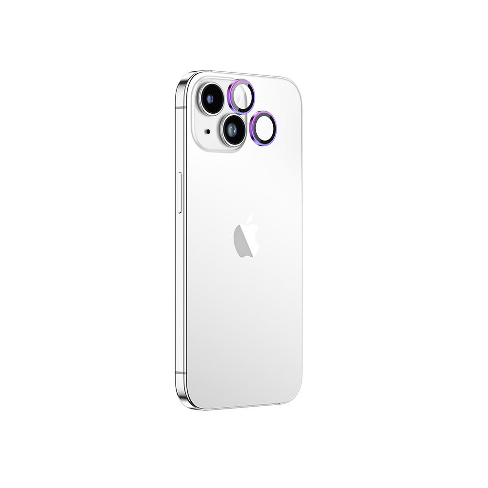 Amazing Thing Tempered glass AR Lens Glass IP15CAM2CGLA on camera for Iphone 15/15 Plus (lens 2 pieces) purple