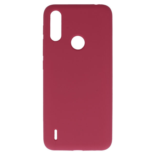 Silicone Lite Case for Motorola Moto E7 Power/E7i Power burgundy