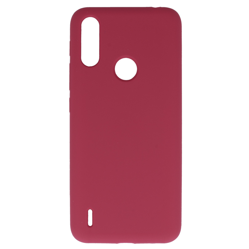 Silicone Lite Case for Motorola Moto E7 Power/E7i Power burgundy