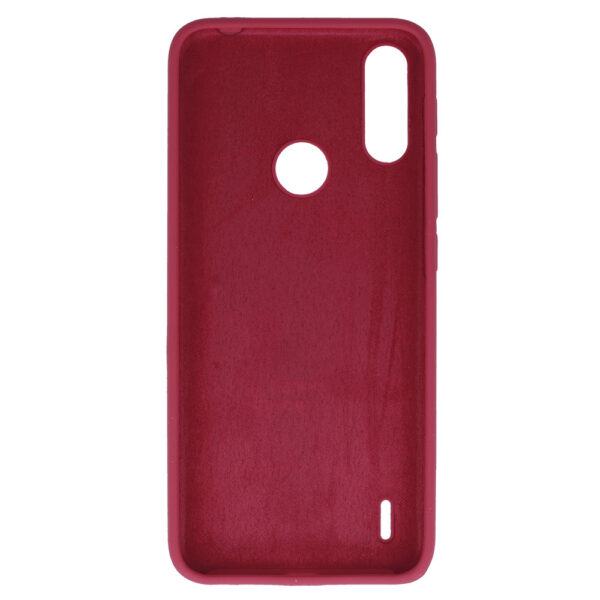 Silicone Lite Case for Motorola Moto E7 Power/E7i Power burgundy