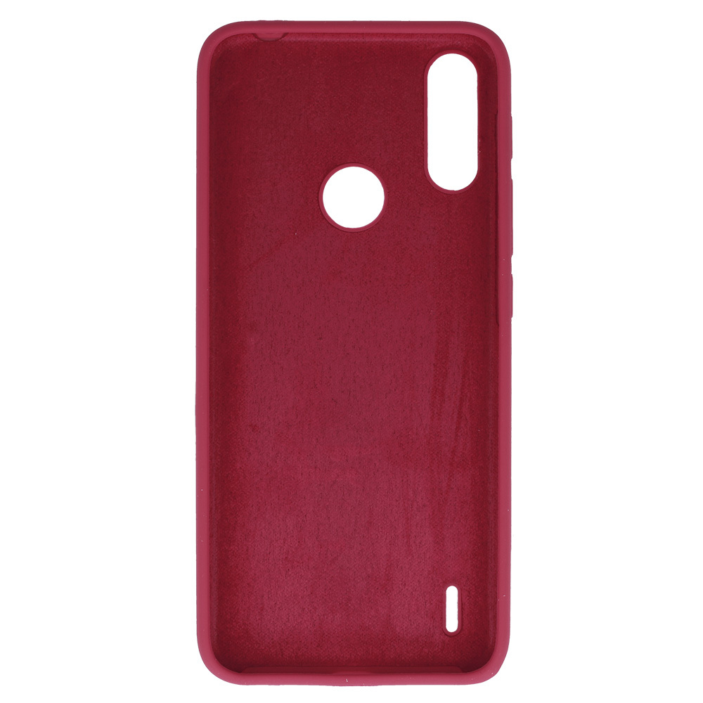 Silicone Lite Case for Motorola Moto E7 Power/E7i Power burgundy