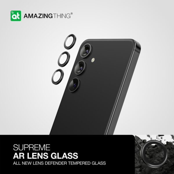 Amazing Thing Tempered glass AR Lens Glass S24PCAMCGLA on camera for Samsung Galaxy S24 Plus (lens 3 pieces) multicolor