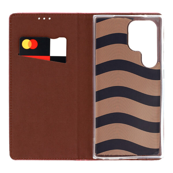Smart Magneto Case for Xiaomi 14 burgundy