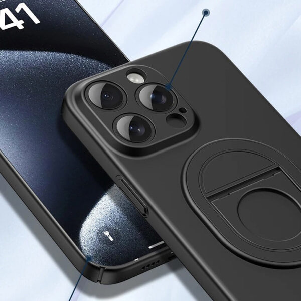 Tel Protect Magnetic Elipse Case for Iphone 15 Pro Max black