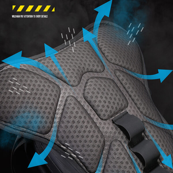 WILDMAN Bag L1 waterproof 3L on waist and thigh