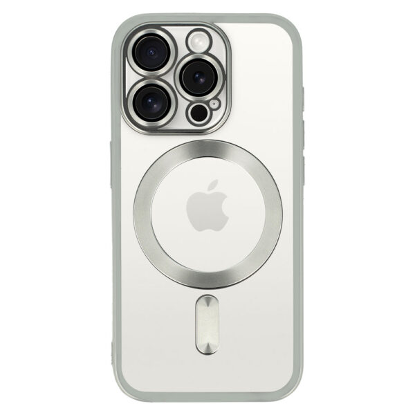 Metallic Magsafe Case for Iphone 11 Pro Max Silver
