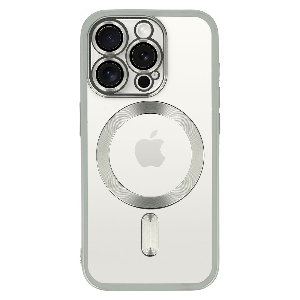 Metallic Magsafe Case for Iphone 11 Pro Max Silver