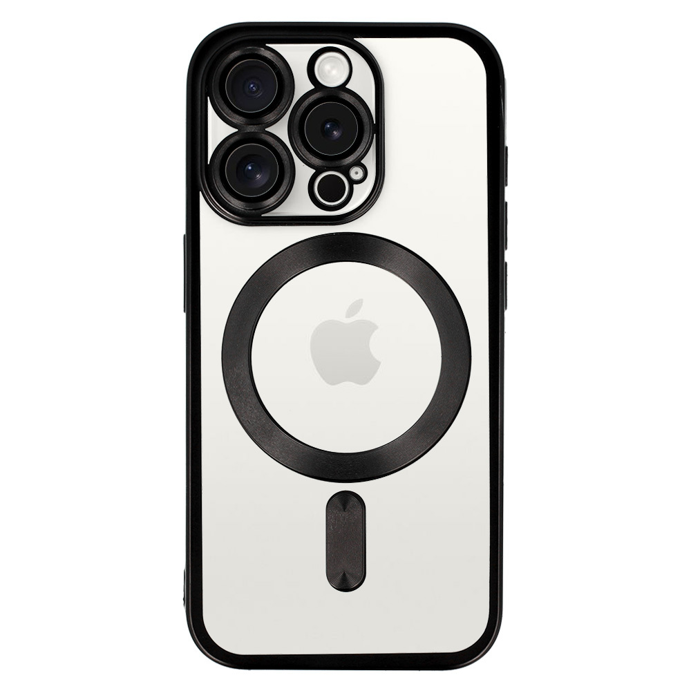 Metallic Magsafe Case for Iphone 12 Black