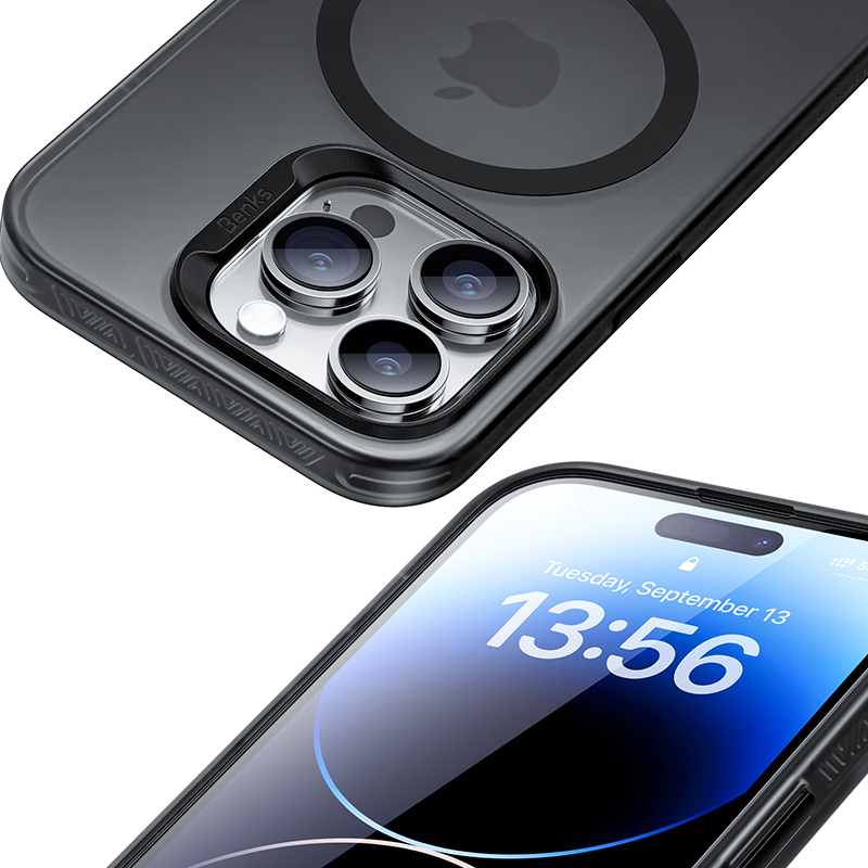 Benks Magnetic Lucid Armor Case for Iphone 15 black