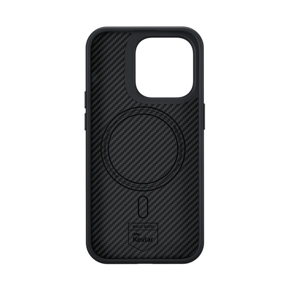 Benks Magnetic Hybrid Armor Pro Kevlar Case Metal Frame 600D for Iphone 15 Pro Max black