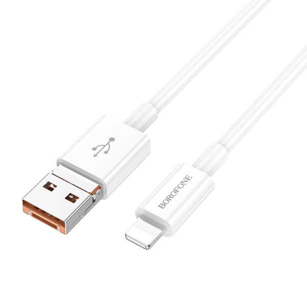 Borofone Cable BX102 Winner - USB + Type C to Lightning - PD 27W 1 metre white