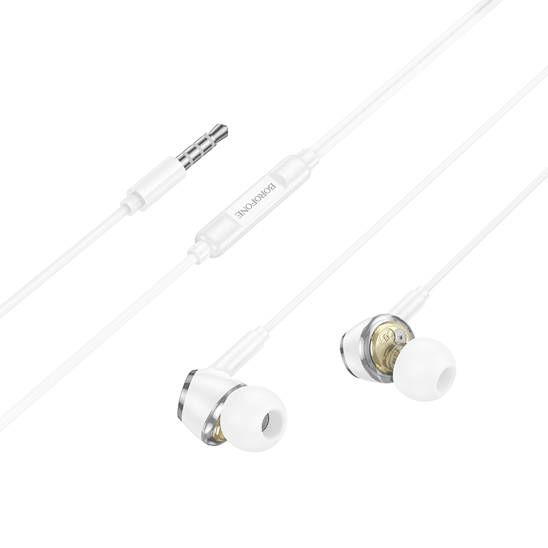 foto_add-272837 Borofone Earphones BM90 Miller with microphone white