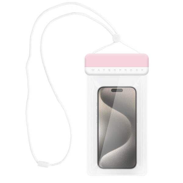 Waterproof Case - Type 3 pink-white (230x118 mm)