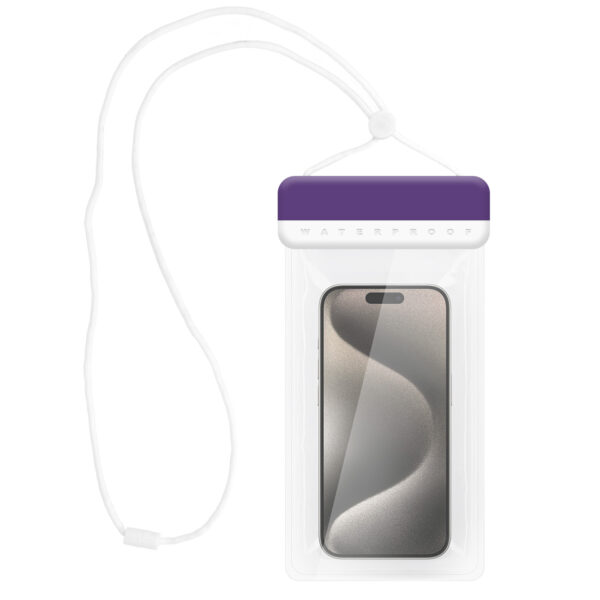 Waterproof Case - Type 3 purple-white (230x118 mm)