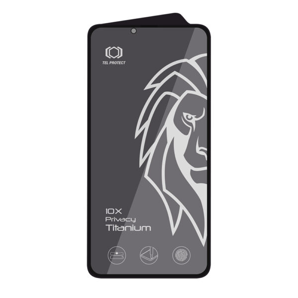 Tempered glass Tel Protect 10X Privacy Titanium for Iphone 13 Pro Max