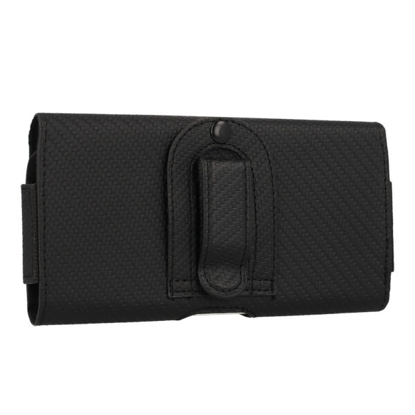 HIT Belt Holster (SIZE XL) forIphone 16 Pro Max/Samsung A55 5G/A53/S25 Plus/S23 FE design 3 black (167x83 mm)