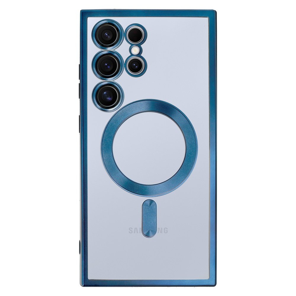 Metallic Magsafe Case for Samsung Galaxy S23 Blue