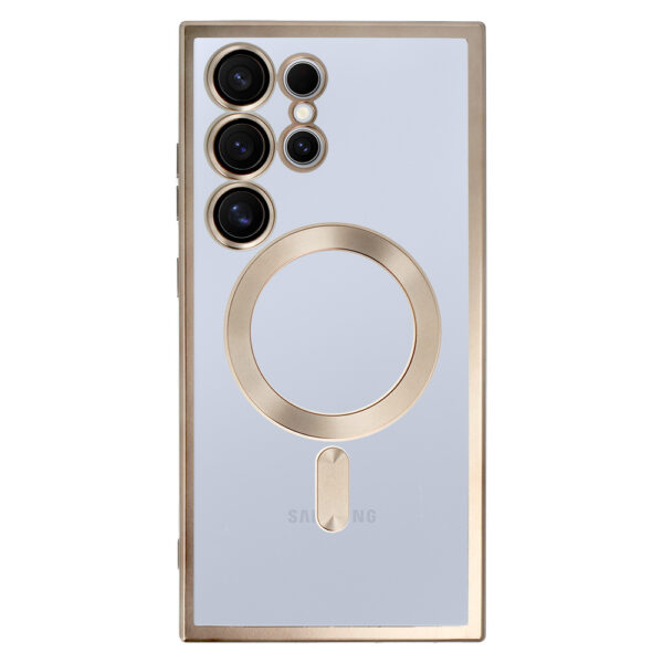 Metallic Magsafe Case for Samsung Galaxy S24 Ultra Titanium