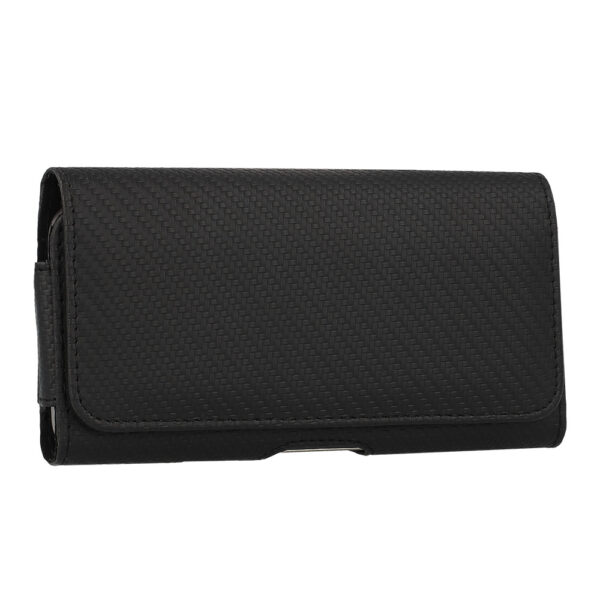 HIT Belt Holster (SIZE XL) forIphone 16 Pro Max/Samsung A55 5G/A53/S25 Plus/S23 FE design 3 black (167x83 mm)