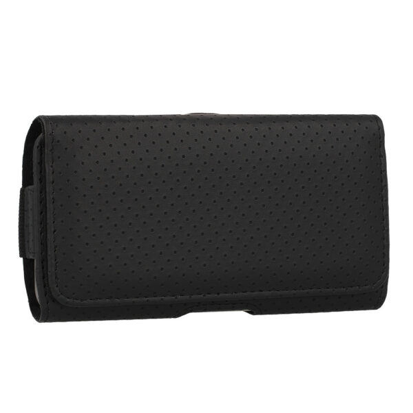HIT Belt Holster (SIZE XL) for Iphone 16 Pro Max/Samsung A55 5G/A53/S25 Plus/S23 FE design 4 black (167x83 mm)