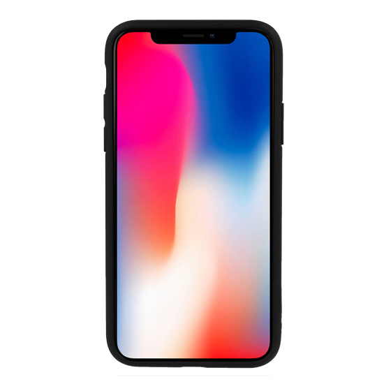 MOTO CARBON Case for Samsung Galaxy A6 Plus 2018 Black with blue stripe
