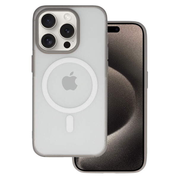 Warframe Magsafe Series Case for Iphone 15 Plus titanium