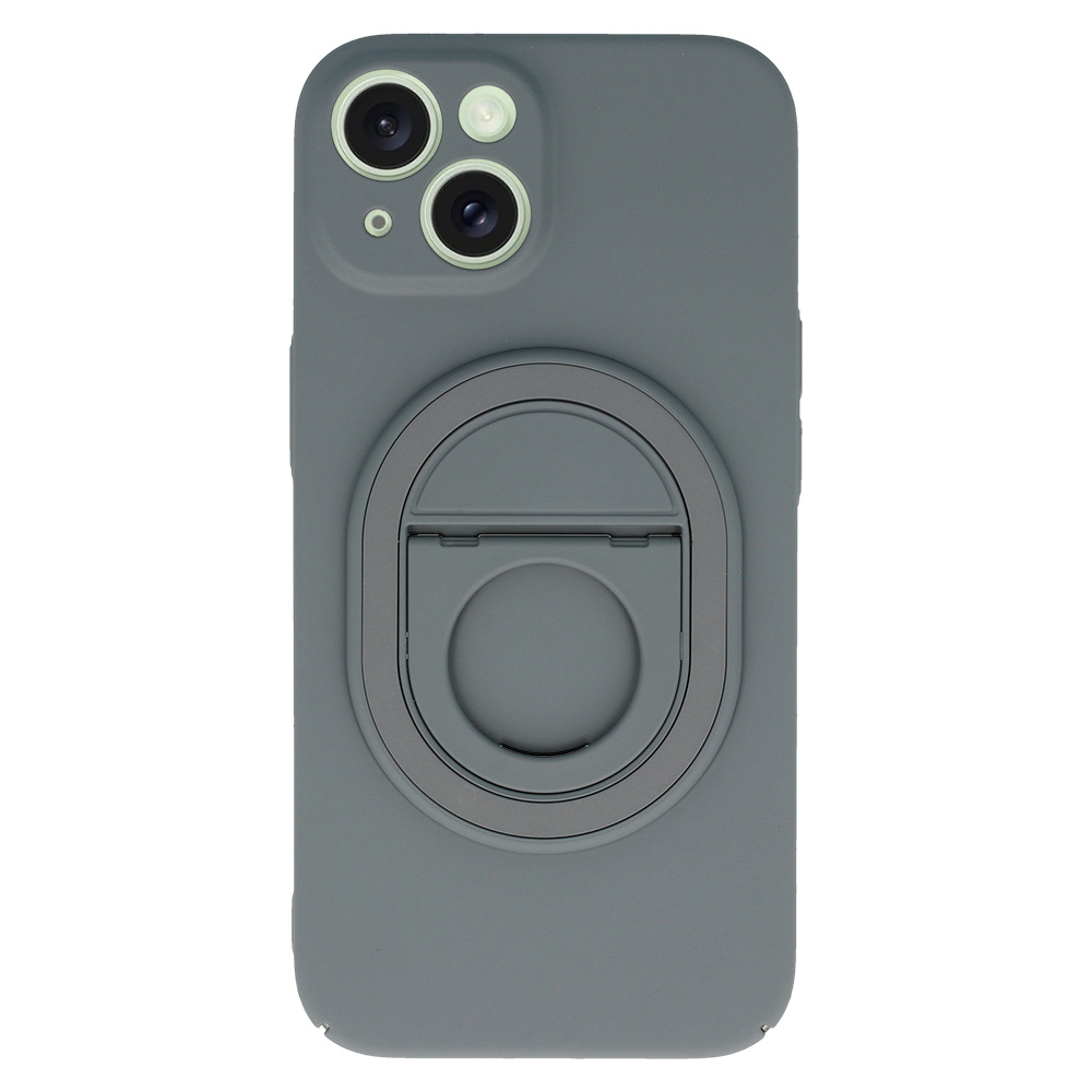 Tel Protect Magnetic Elipse Case for Iphone 15 grey