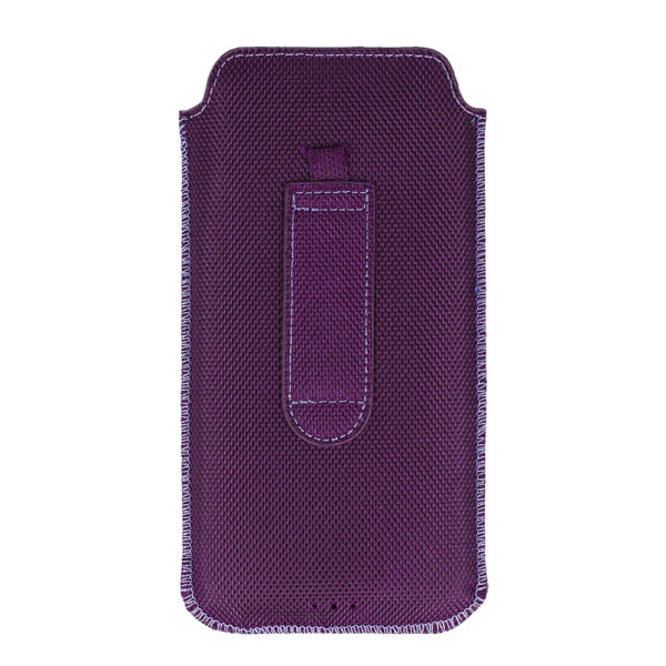 HIT Pouch Case (Size XXL) for Samsung S25 Ultra/S24 Ultra/M35/M23/A16 5G/Xiaomi Redmi 14C design 2 purple