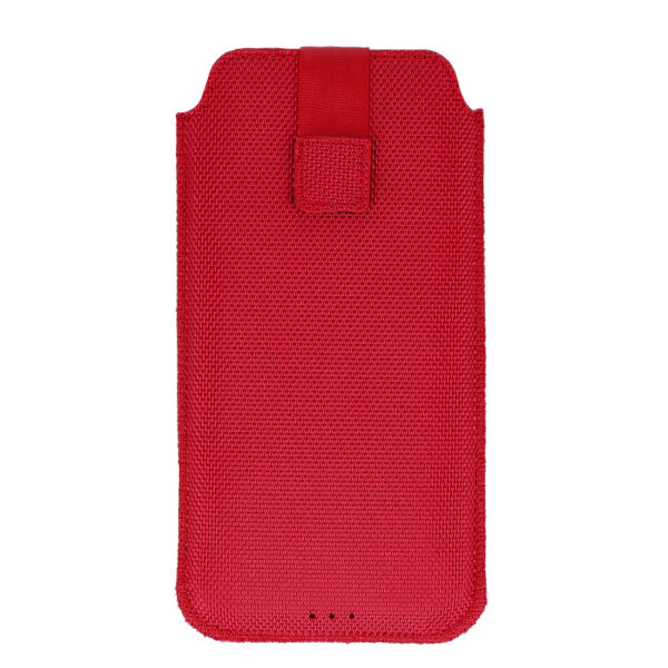 HIT Pouch Case (Size XXL) for Samsung S25 Ultra/S24 Ultra/M35/M23/A16 5G/Xiaomi Redmi 14C design 2 red