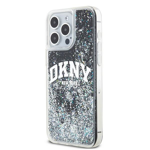 Original Case DKNY hardcase Liquid Glitter Big Logo DKHCP14XLBNAEK for Iphone 14 Pro Max black