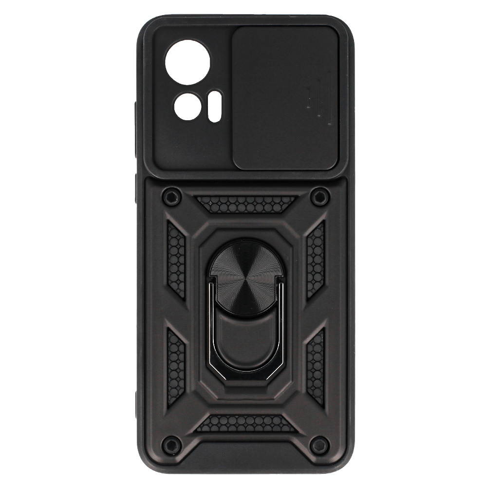 Slide Camera Armor Case for Motorola Edge 30 Neo 5G Black