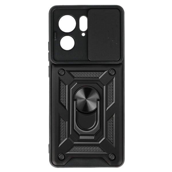 Slide Camera Armor Case for Motorola Edge 40 5G Black