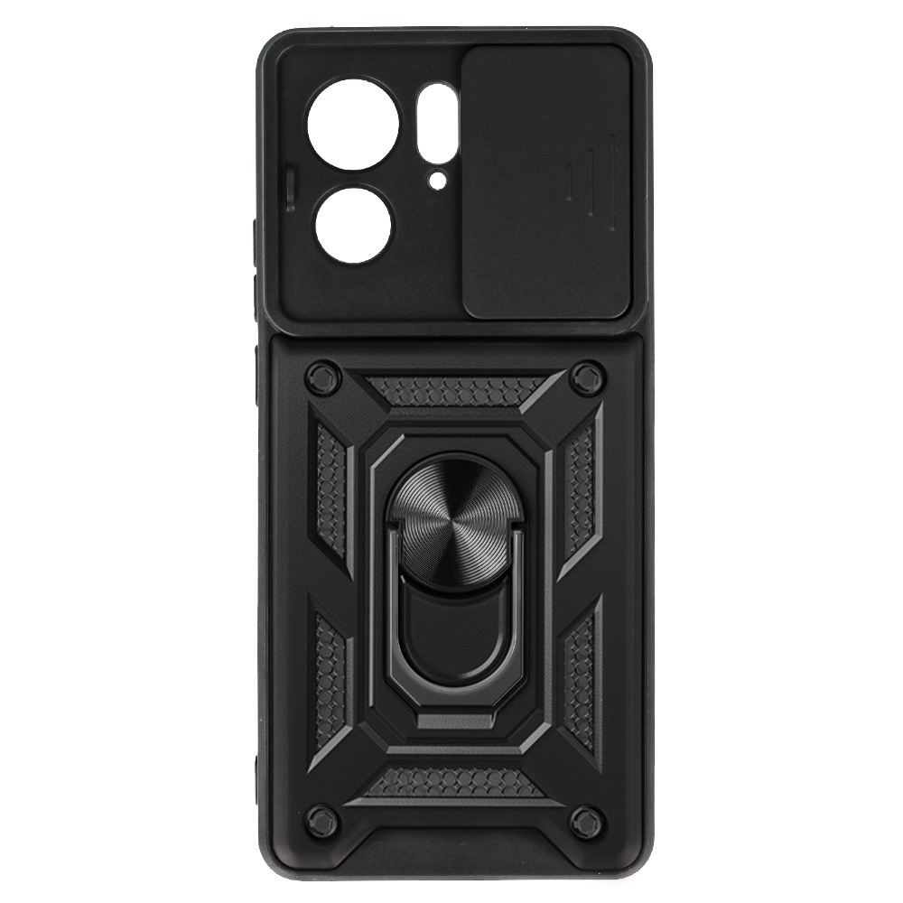 Slide Camera Armor Case for Motorola Edge 40 5G Black