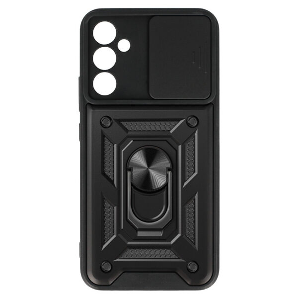 Slide Camera Armor Case for Samsung Galaxy A34 5G Black