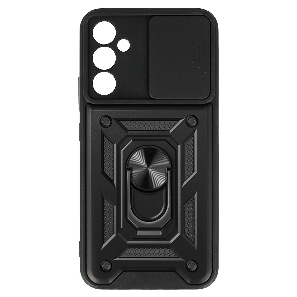 Slide Camera Armor Case for Samsung Galaxy A34 5G Black