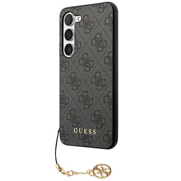 Original Case GUESS - hardcase 4G Charms Collection GUHCSA35GF4GGR for Samsung Galaxy A35 black