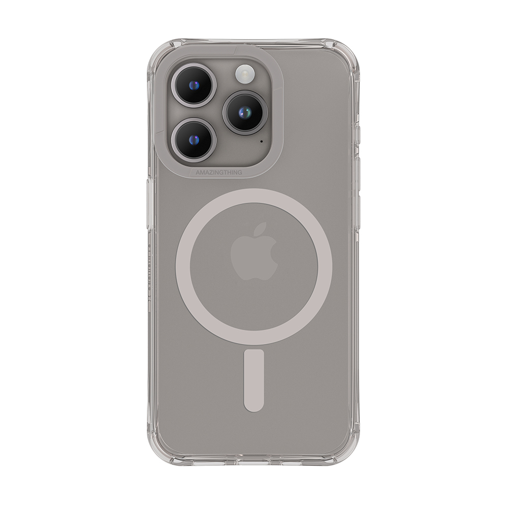Amazing Thing Titan Edge Mag Case 15FT IP156.7PTEMGY for Iphone 15 Pro Max titanium
