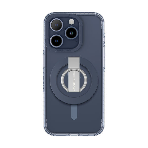 Amazing Thing Titan Pro Mag Ring Grip Case 10FT IP156.1PTRBU for Iphone 15 Pro navy
