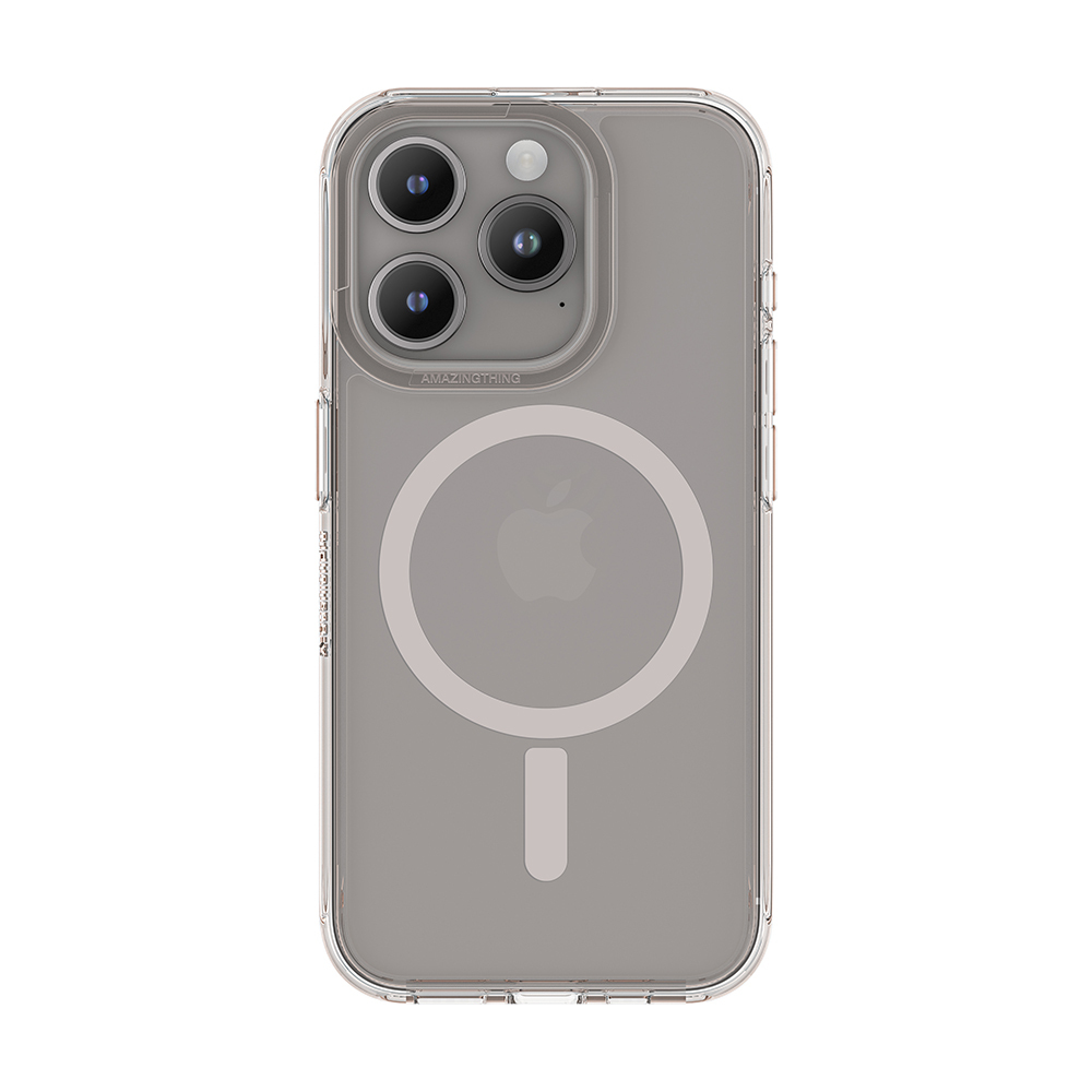Amazing Thing Minimal Magsafe Case 6.6FT IP156.1PMMINGY for Iphone 15 Pro titanium