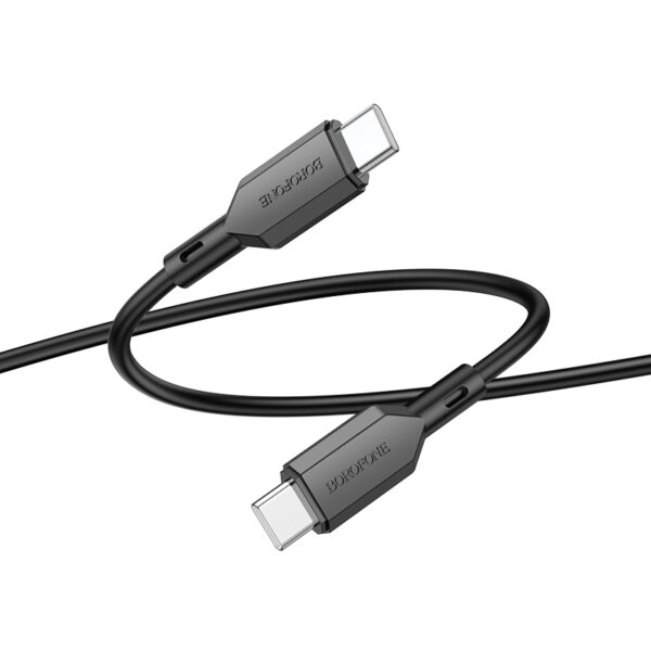 Borofone Cable BX70 - Type C to Type C - 60W 3A 1 metre black
