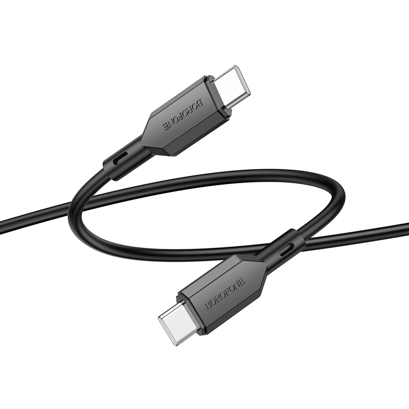 Borofone Cable BX70 - Type C to Type C - 60W 3A 1 metre black