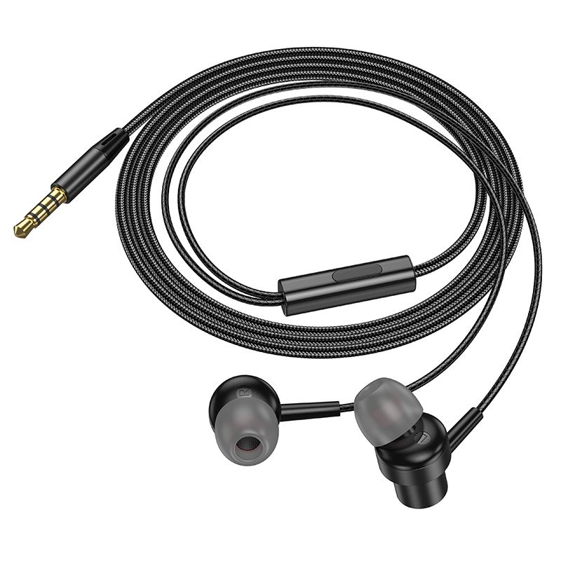 Borofone Earphones BM87 Element with microphone black