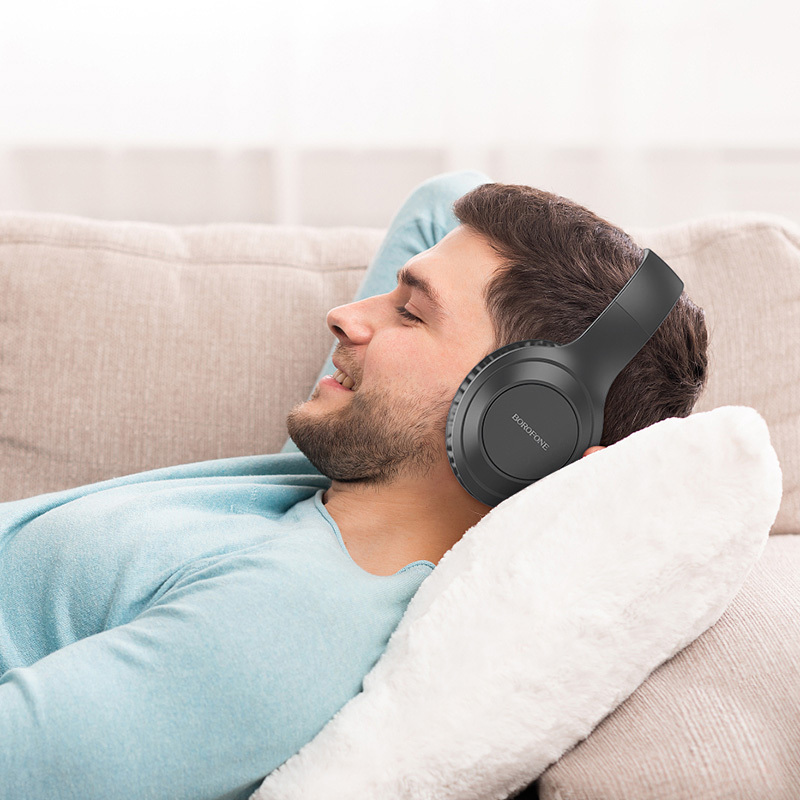 Borofone Headphones BO20 Player bluetooth black