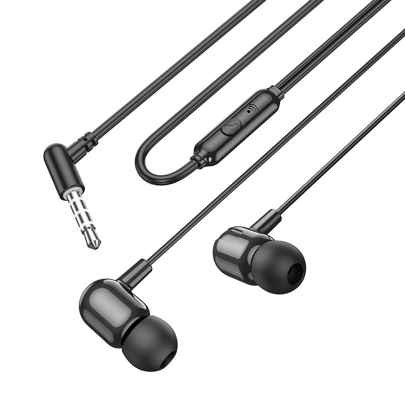 Borofone Earphones BM84 Berry with microphone black