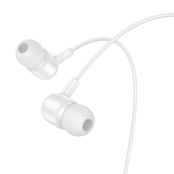 Borofone Earphones BM84 Berry with microphone white