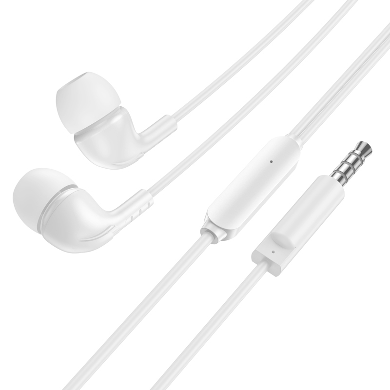 Borofone Earphones BM83 Craft with microphone white