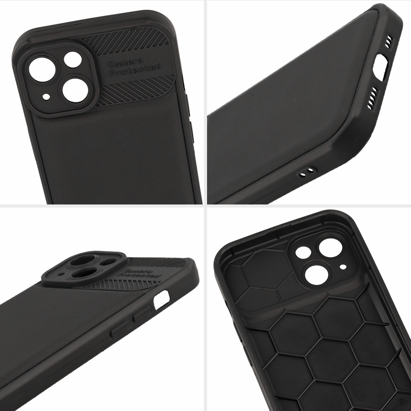 Camera Protected Case for Xiaomi Redmi Note 13 4G black